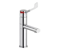 SAPHO LEA stoj. um. baterie vysoká, otočná hubice, lékařská páka, chrom