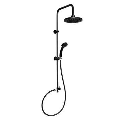 NOVASERVIS Sprchová souprava k baterii s horním vývodem, černá - SET042,5