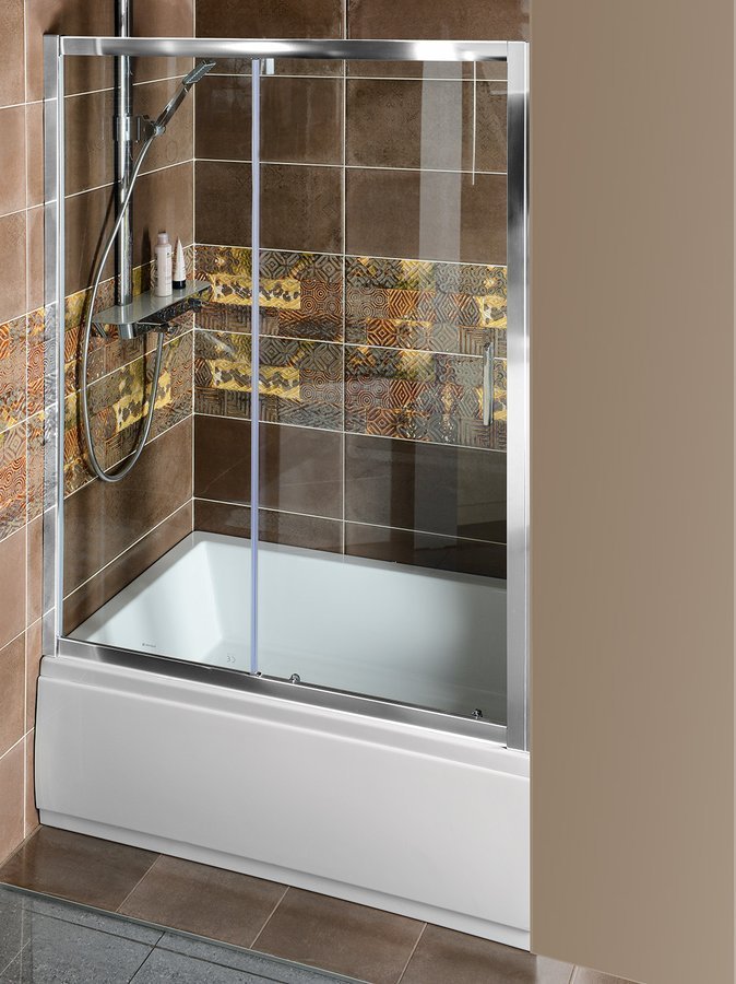 POLYSAN DEEP sprchové dveře 1300x1650mm, čiré sklo