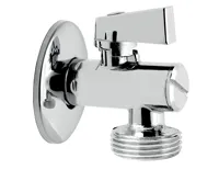 NOVASERVIS Pračkový rohový ventil s filtrem krytkou a kov.pákou1/2x3/4&quot; - Z1234KF