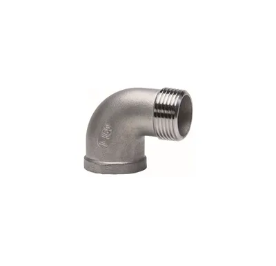 Nerez koleno 90°- DN 65 - 2 1/2" M/ F