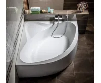 AQUALINE DYJE rohová vana 150x150x42cm, bílá (6)