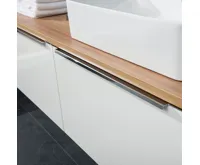 Mailo, koupelnová skříňka, bílá, 2 zásuvky, 1210x700x480 mm (4)