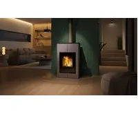 HS Flamingo Krbová kamna AQUAFLAM VARIO ® SAPORO 11/5kW šedá, elektronická regulace (12)