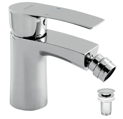 NOVASERVIS Bidetová baterie s výpustí Nobless Heda chrom - 40011,0