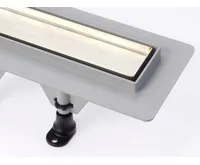 POLYSAN TILE podlahový žlab s nerezovým roštem pro dlažbu, L-820mm, DN40 (3)