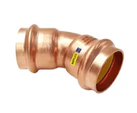 CU lisovací koleno 45° 9041 - 42 - pro topení i rozvod plynu F/F CU lisovací koleno 45° 9041 - 42 - pro topení i rozvod plynu F/F