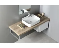 SAPHO GARDA keramické umyvadlo na desku, 50x40cm, bílá (8)