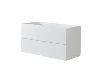 Aira desk koupelnová skříňka, bílá, 2 zásuvky, 1010x530x460 mm Aira desk koupelnová skříňka, bílá, 2 zásuvky, 1010x530x460 mm