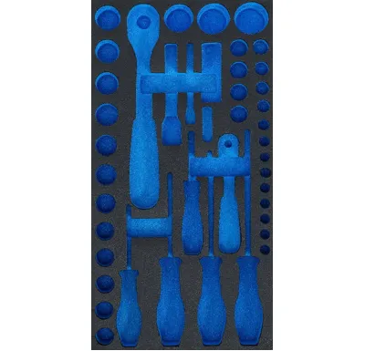 BGS Pěnová vložka (modul) do dílenského vozíku 1/3, prázdná,pro BGS 2002 – BGS 2002-4