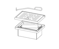 ROMOTOP Sestava roštu pro krbové kamna IMPRESSION 3G