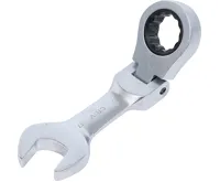 BGS Ráčnový očkoplochý klíč, krátký, kloubový, 17 mm BGS Ráčnový očkoplochý klíč, krátký, kloubový, 17 mm