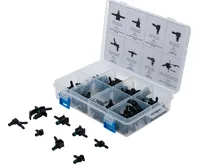 BGS Sada spojek zpětného potrubí v systému vstřikování nafty , 85dílná BGS Sada spojek zpětného potrubí v systému vstřikování nafty , 85dílná