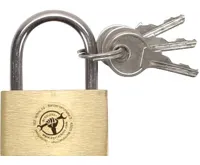 BGS Zámek visací 30 mm mosazný - BGS 3096 (1)