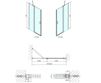 POLYSAN ZOOM sprchové dveře 1000mm, čiré sklo (11)
