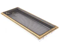 HS Flamingo Krbová mřížka 16x45 cm, RETRO zlatá patina