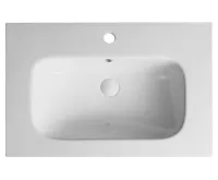 SAPHO PIEDRA keramické umyvadlo nábytkové 71x46,5cm, bílá (7)