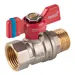 Kulový kohout voda motýl ZD/ZV DN 15 - 1/2" Kulový kohout voda motýl ZD/ZV DN 15 - 1/2"