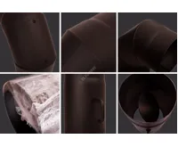 HS Flamingo Redukce do keramického komína 150 mm/120 mm/1,5 mm komín/kamna (1)