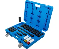 BGS Sada silových nástrčných klíčů a ochranných vložek ,  šestihran ,  12,5 mm (1/2") ,  10 – (2)