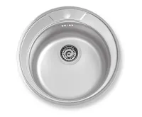 NOVASERVIS Dřez kulatý pr.51 s přepadem nerez - DR51