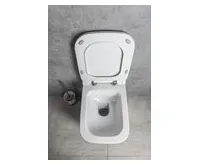 ISVEA VEA závěsná WC mísa Rimless, 34,5x52cm, bílá (1)