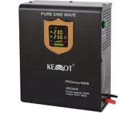 Kemot UPS Záložní zdroj SinusPRO URZ3409 500W nástěnný - Bez baterie Kemot UPS Záložní zdroj SinusPRO URZ3409 500W nástěnný - Bez baterie
