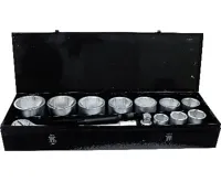 BGS Gola sada 1" 36,0-80,0 mm, 15 dílů, Kraftmann (4)