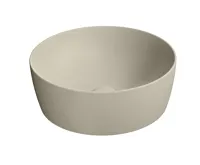 GSI NUBES keramické umyvadlo na desku průměr 40cm, creta mat GSI NUBES keramické umyvadlo na desku průměr 40cm, creta mat