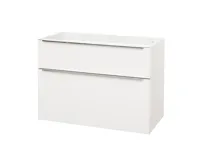 Mailo, koupelnová skříňka, bílá, 2 zásuvky, 1010x700x480 mm Mailo, koupelnová skříňka, bílá, 2 zásuvky, 1010x700x480 mm