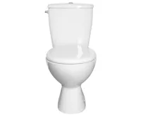 AQUALINE MIGUEL WC kombi, dvojtlačítko 3/6l, spodní odpad, bílá (3)