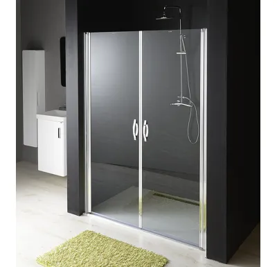 GELCO ONE sprchové dveře do niky dvoukřídlé 980-1020 mm, čiré sklo, 6 mm