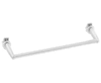 AQUALINE Sušák ručníků na otopná tělesa 36cm rovný, bílá