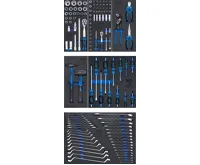 BGS Dílenský vozík, 7 zásuvek, se 129 nástroji (2)