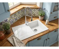 Keramický dřez Villeroy & Boch Siluet 900.0 Bílá keramika (21)