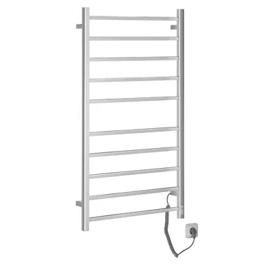SAPHO ESKINADO elektrický sušák ručníků s časovačem, hranatý, 620x1160 mm, 120 W, nerez
