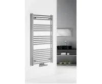 AQUALINE ALYA otopné těleso rovné 600x1188mm, středové připojení, chrom (4)