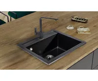 GRANISIL ELDOS 560 Granitový dřez, černý (7)