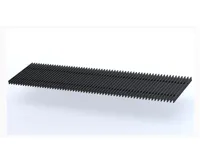 BOKI PMO mřížka 170mm /1750mm Dural - elox černá (2)