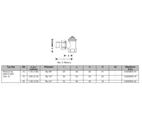 Honeywell SL termostatický ventil rohový DN 10 - 3/8" (1)