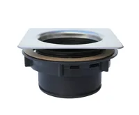 Čtvercová výpusť - hrdlo komplet (2)