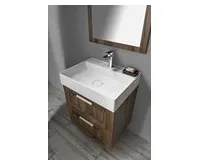 SAPHO TWIG umyvadlo, litý mramor, 60x47cm, kryt výpusti, bílá (1)