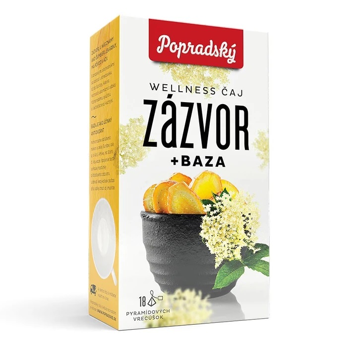 BOP Poprad Popradský wellness čaj - Zázvor a Černý bez