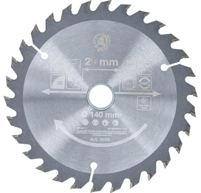 BGS Pilový kotouč ze slinutého karbidu, O 140 x 20 x 2,3 mm, 30 zubů - BGS 3959