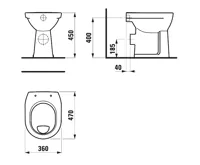 JIKA LYRAplus Stojící WC, vodorovný odpad, otevřený splachovací kruh, bílá 825387 (1)