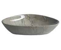 SAPHO DALMA keramické umyvadlo na desku, 58,5x39 cm, grigio (3)