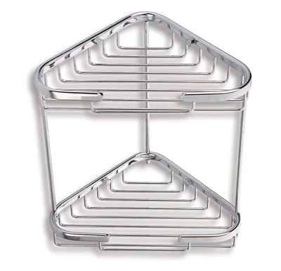 NOVASERVIS Dvojitá rohová police malá Drátěný program chrom - 6071,0