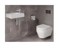 Umyvadlová stojánková baterie Lila s bidetovou sprchou (4)