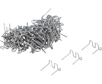 BGS Sada svorek pro opravu plastů, vlnitý tvar , 0,8 mm , 100dílná BGS Sada svorek pro opravu plastů, vlnitý tvar , 0,8 mm , 100dílná