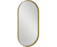 SAPHO AVONA oválné zrcadlo v rámu 50x100cm, zlato mat SAPHO AVONA oválné zrcadlo v rámu 50x100cm, zlato mat